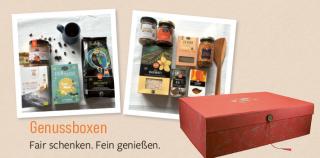 Faire Genussbox kulinarische Spezialitäten